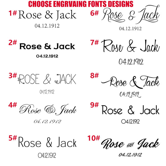 Custom Engraved Ring Box - Personalized Proposal & Wedding Gift