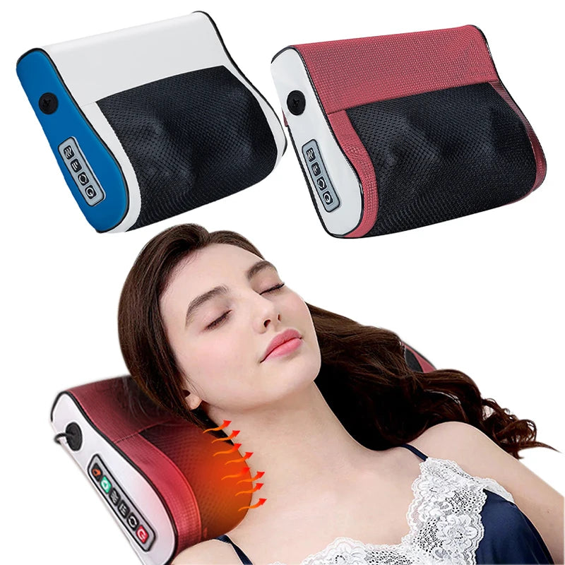 Adjustable Kneading Massager with Heat for Neck and Back Relief