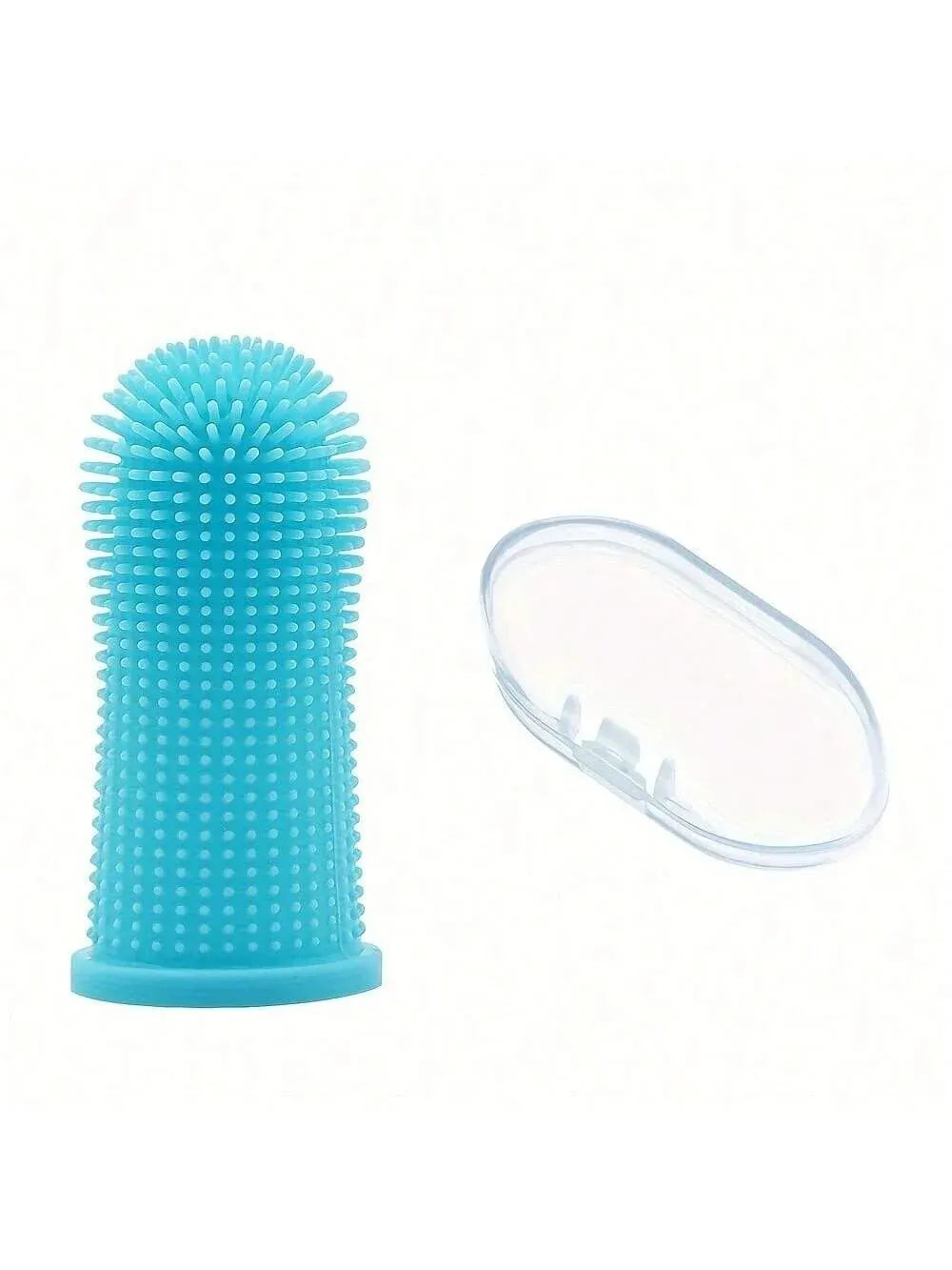 Nontoxic Silicone Pet Finger Toothbrush for Gentle Dental Care