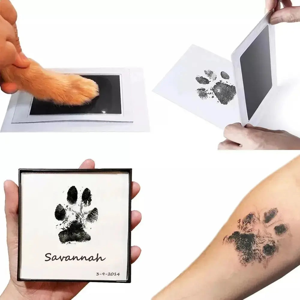 DIY Inkless Pet Paw Print Keepsake Kit