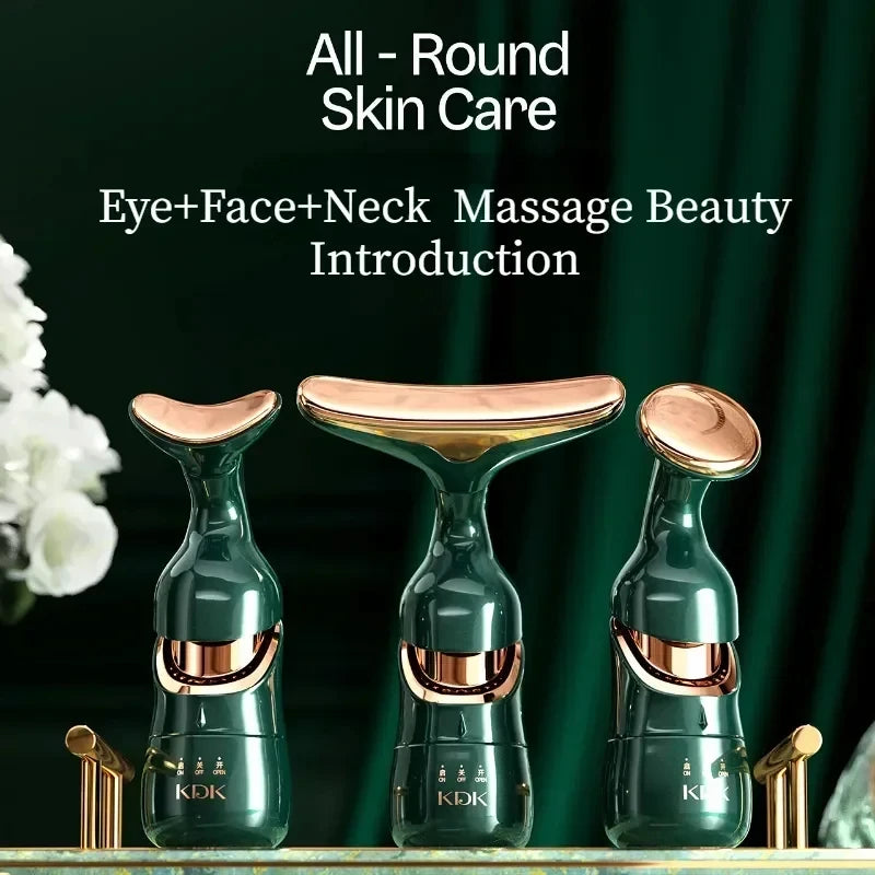 3-in-1 Sonic Neck Massager & Face Lifting Device