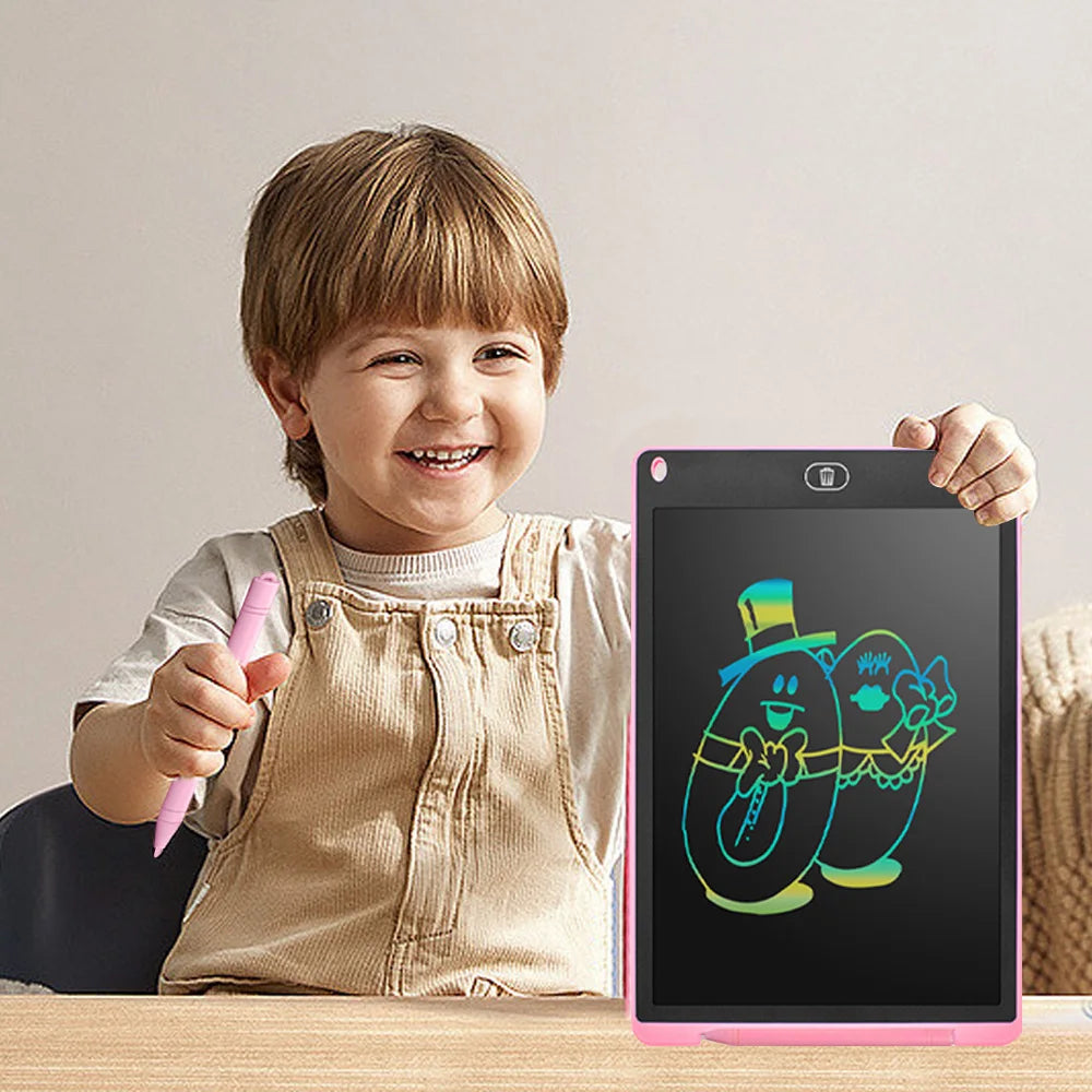 6.5" Portable LCD Drawing Tablet - Multi-Color Educational Toy