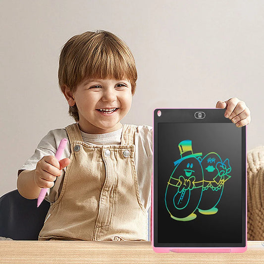 6.5" Portable LCD Drawing Tablet - Multi-Color Educational Toy