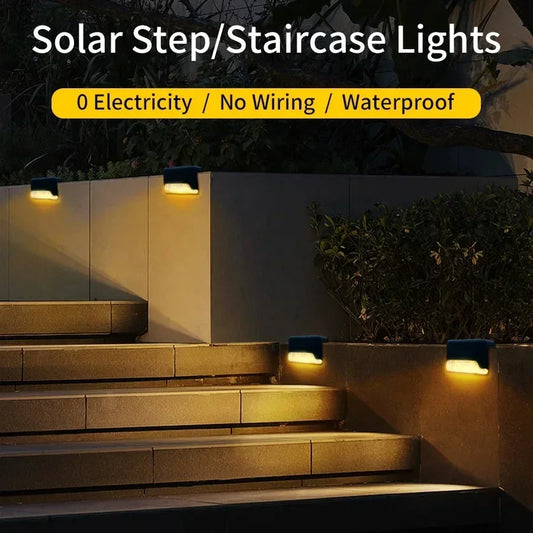 Outdoor Waterproof LED Solar Deck Lights - Ambient Path & Step Decor