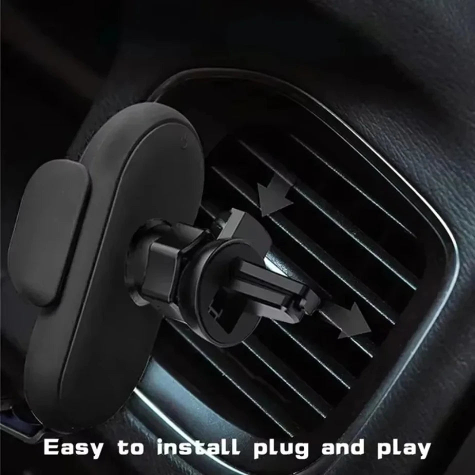 Automatic Clamp Fast Wireless Car Charger (30W Max Power)