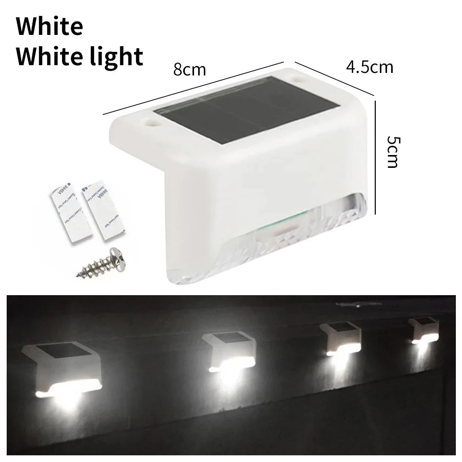 Outdoor Waterproof LED Solar Deck Lights - Ambient Path & Step Decor