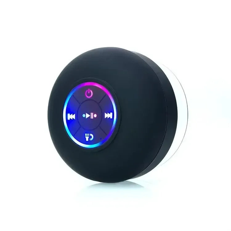 Waterproof Bluetooth Shower Speaker with Mic & Suction Cup