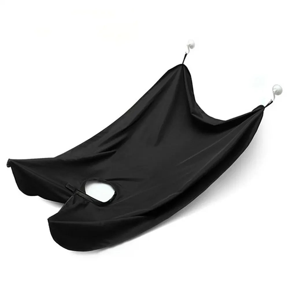 The No-Mess Beard Shaving Apron with Suction Cup