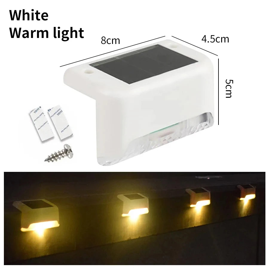 Outdoor Waterproof LED Solar Deck Lights - Ambient Path & Step Decor