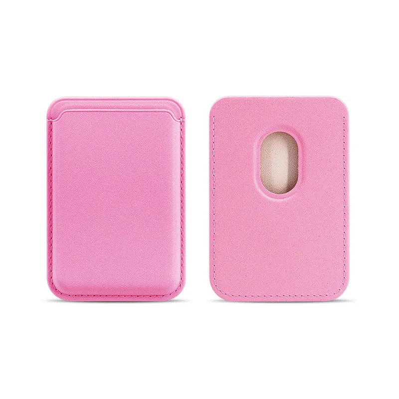 Phone Leather Magsafe Case with Magnetic Card Holder for IPhone