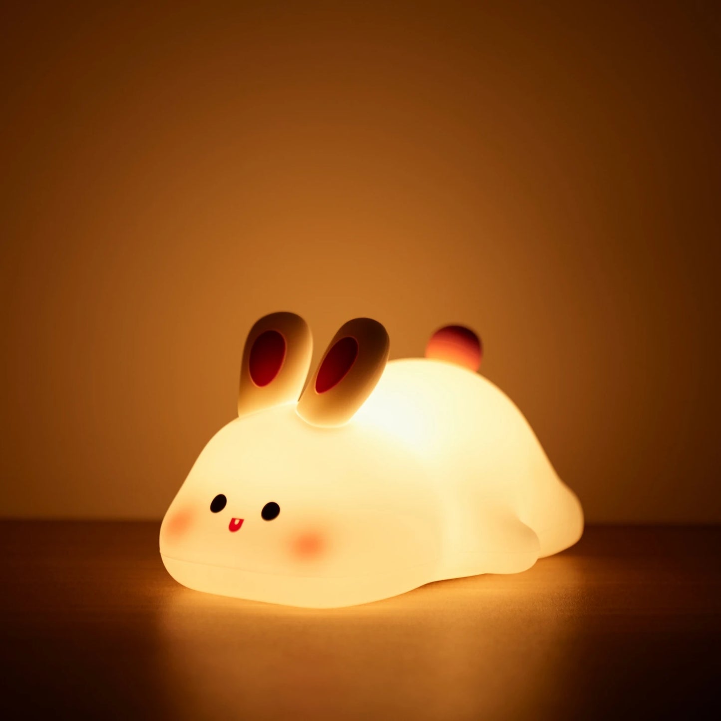 Soft Silicone Animal Night Light with Touch Sensor & Timer