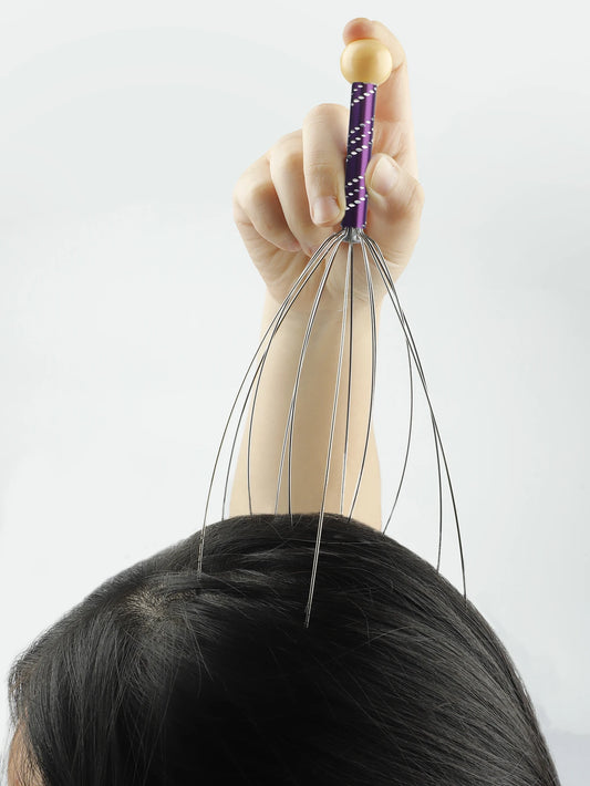 Octopus Head Massager & Scalp Scratcher (Stainless Steel)