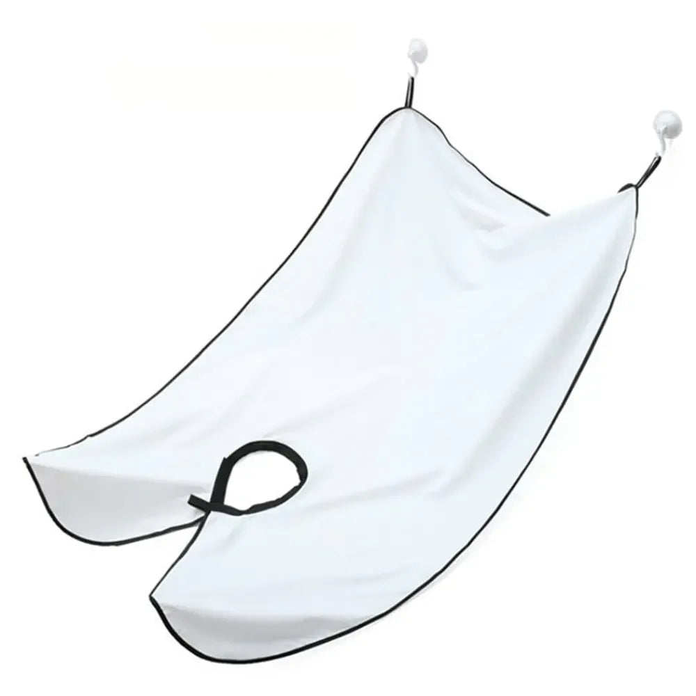 The No-Mess Beard Shaving Apron with Suction Cup