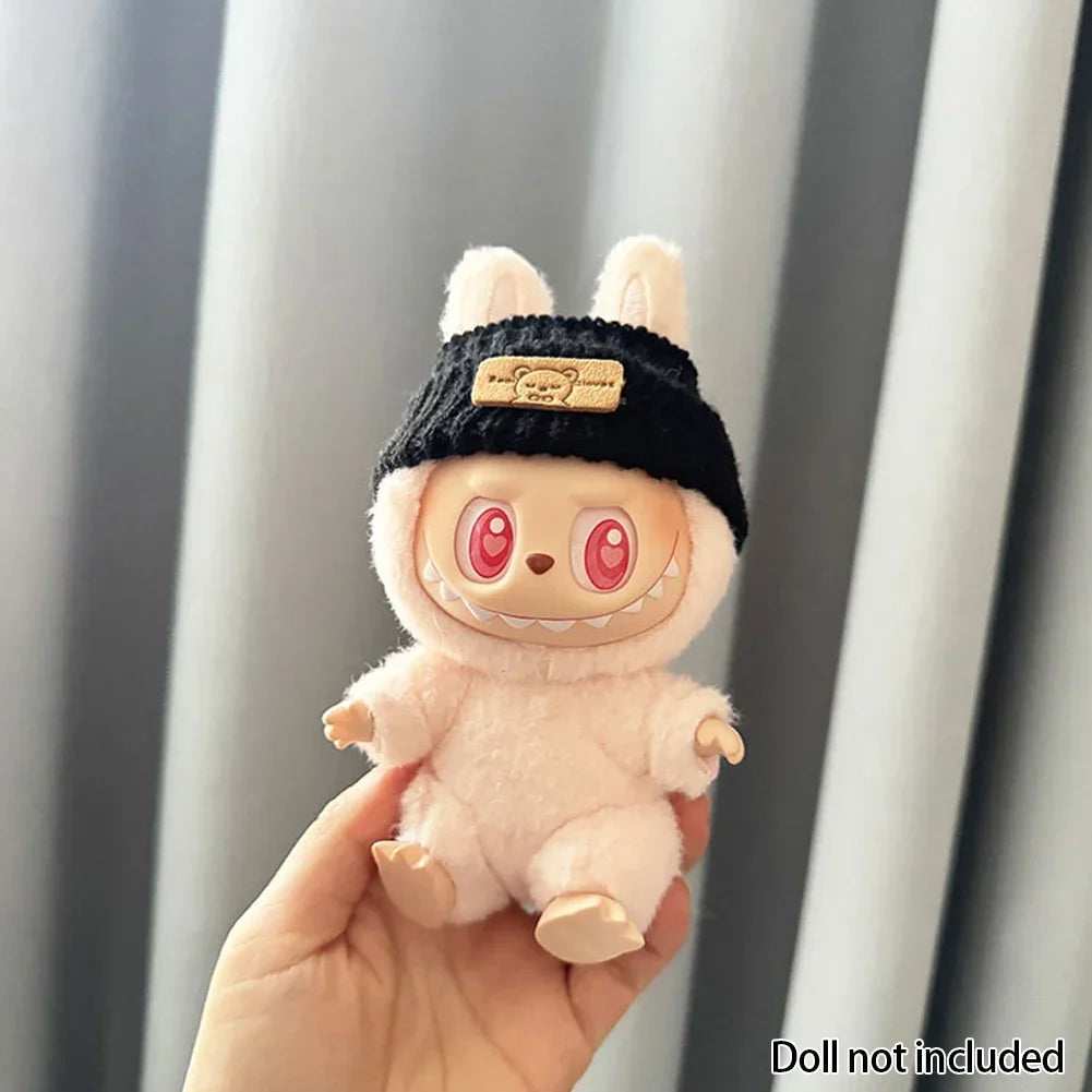 Fashion Clothes for 17cm Labubu Sitting Dolls (Clothes Only)