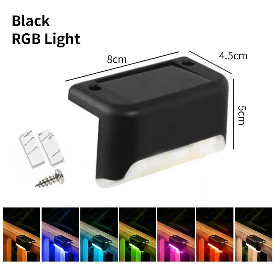 Outdoor Waterproof LED Solar Deck Lights - Ambient Path & Step Decor
