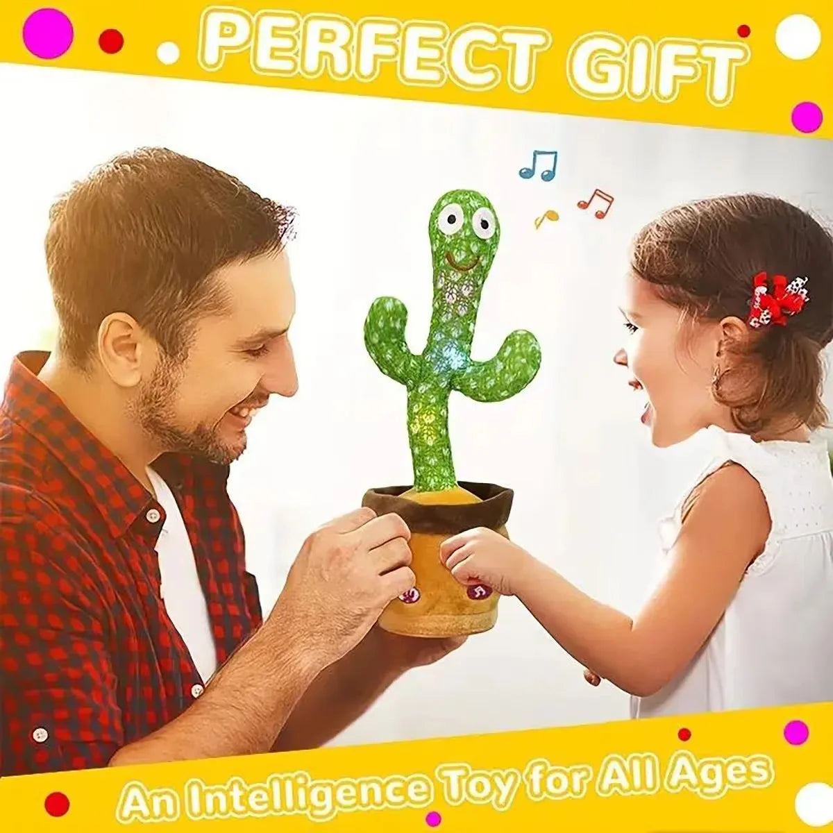 Interactive Dancing & Mimicking Cactus Toy (Perfect Kid's Gift)
