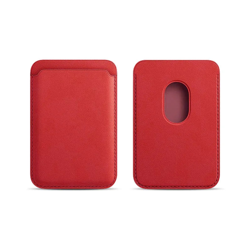 Phone Leather Magsafe Case with Magnetic Card Holder for IPhone