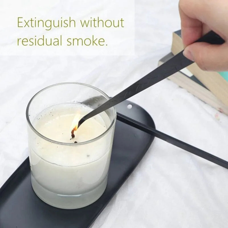Long-Handled Bell Candle Snuffer - Safe & Elegant Candle Care Tool