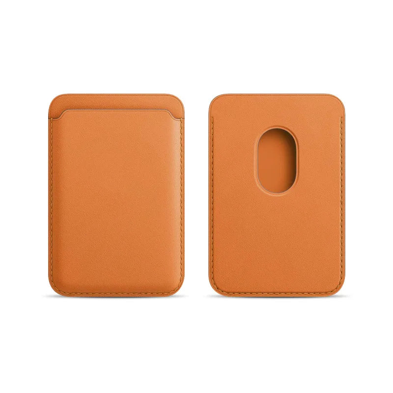 Phone Leather Magsafe Case with Magnetic Card Holder for IPhone