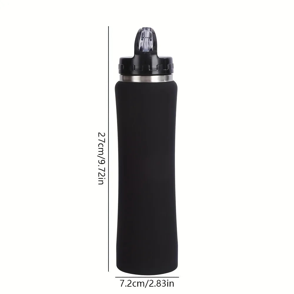 Personalized Engraved Insulated Stainless Steel Water Bottle with Straw