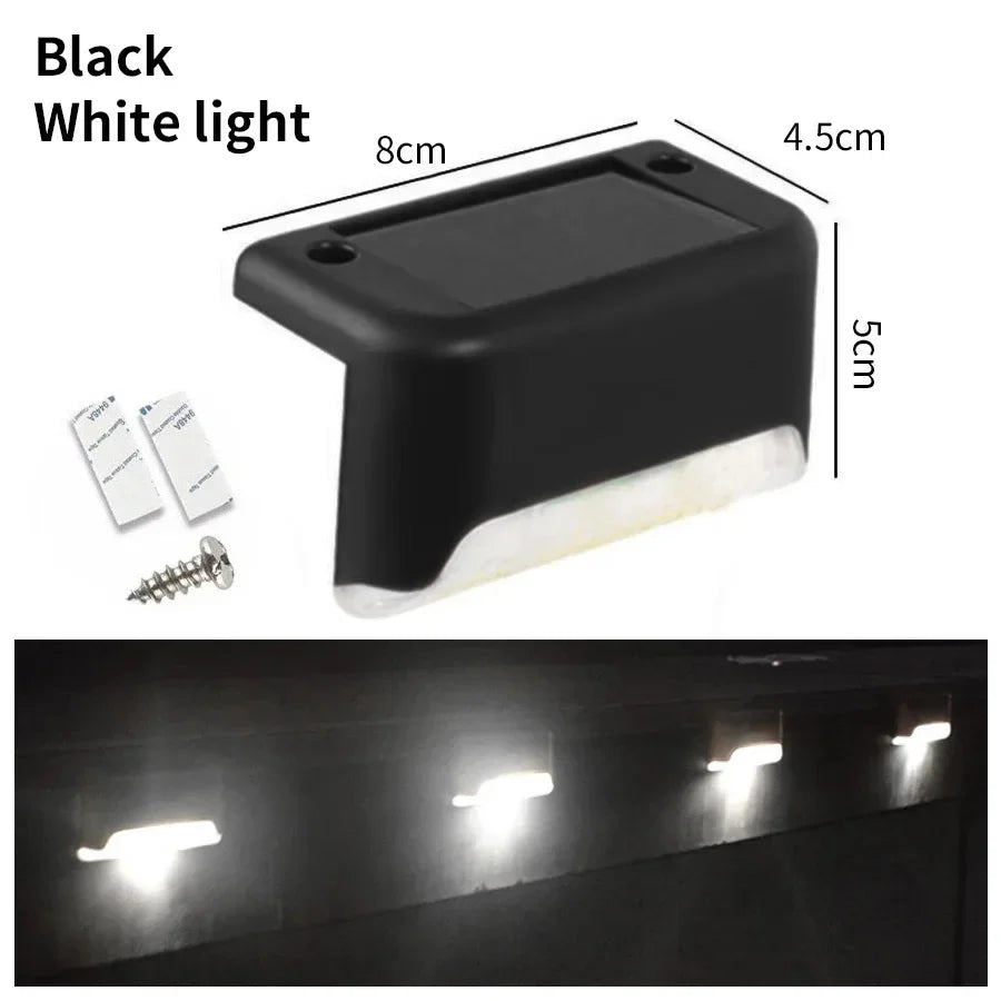 Outdoor Waterproof LED Solar Deck Lights - Ambient Path & Step Decor
