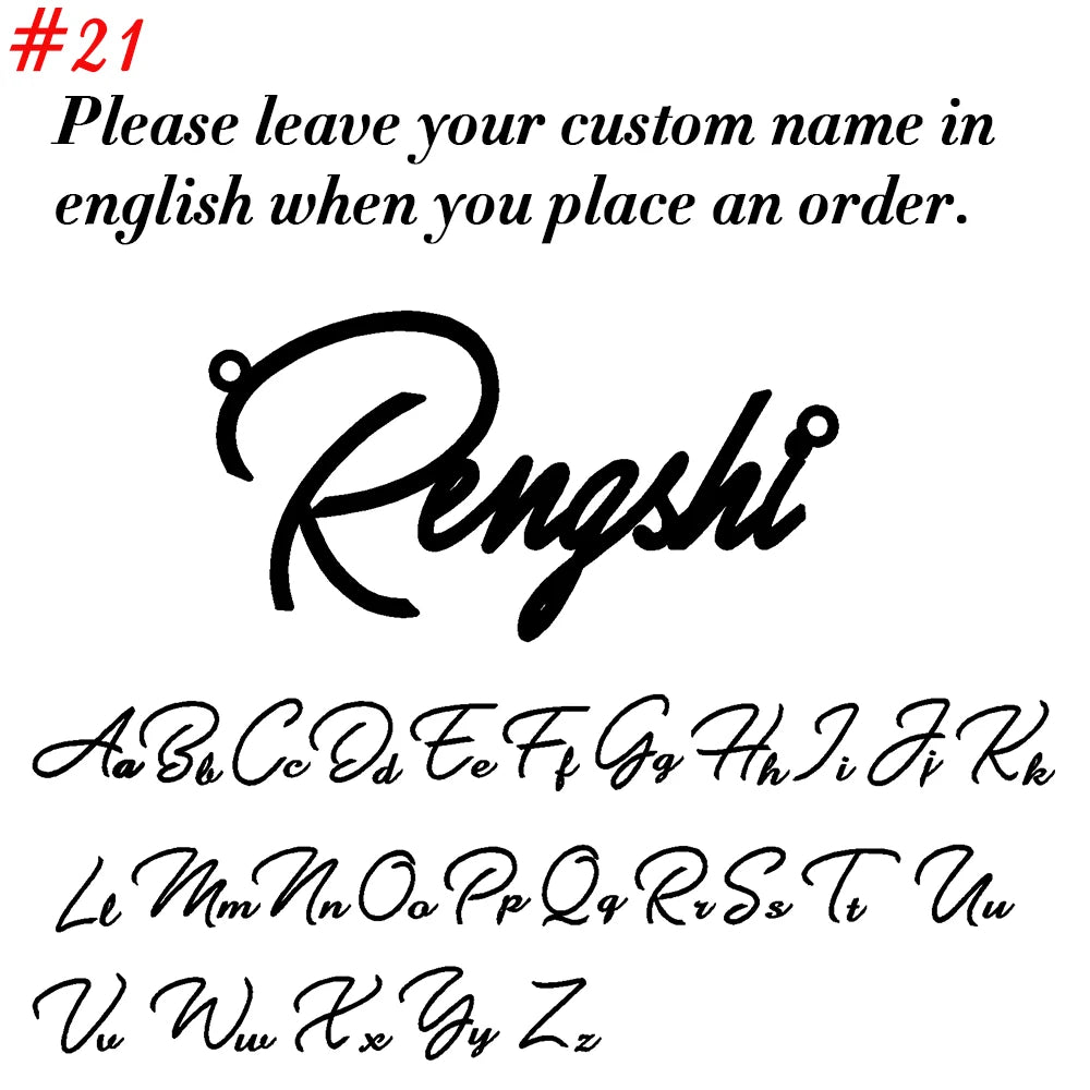 Personalized Cursive Name Necklace - Custom Stainless Steel Jewelry