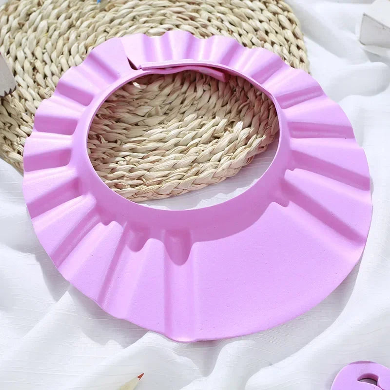 Adjustable Baby Shampoo Hat - Waterproof Eye & Ear Protection