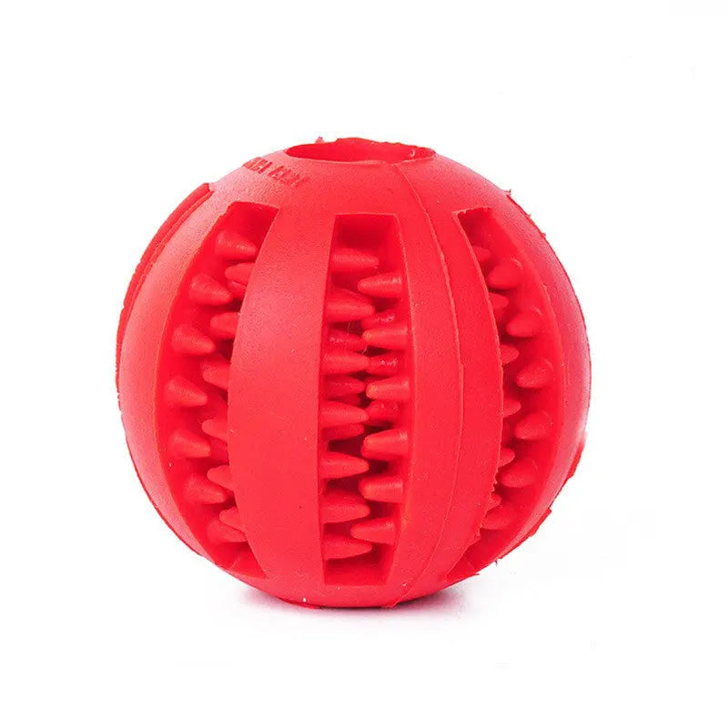 Multi-Function Pet Treat Feeder Ball - Nontoxic Dental Chew Toy