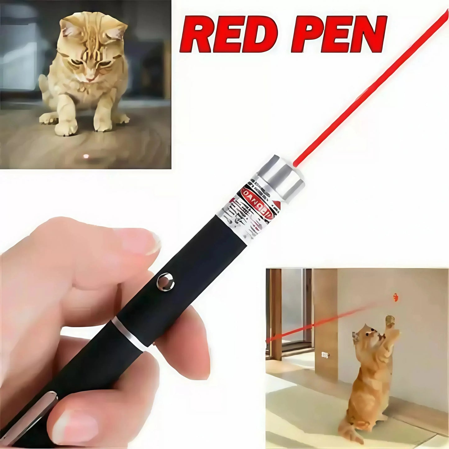 Multi-Functional Laser Pointer - Pet Toy, Presentation & Outdoor Tool