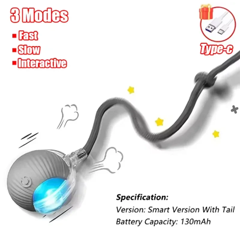 Interactive Smart Cat Toy Ball