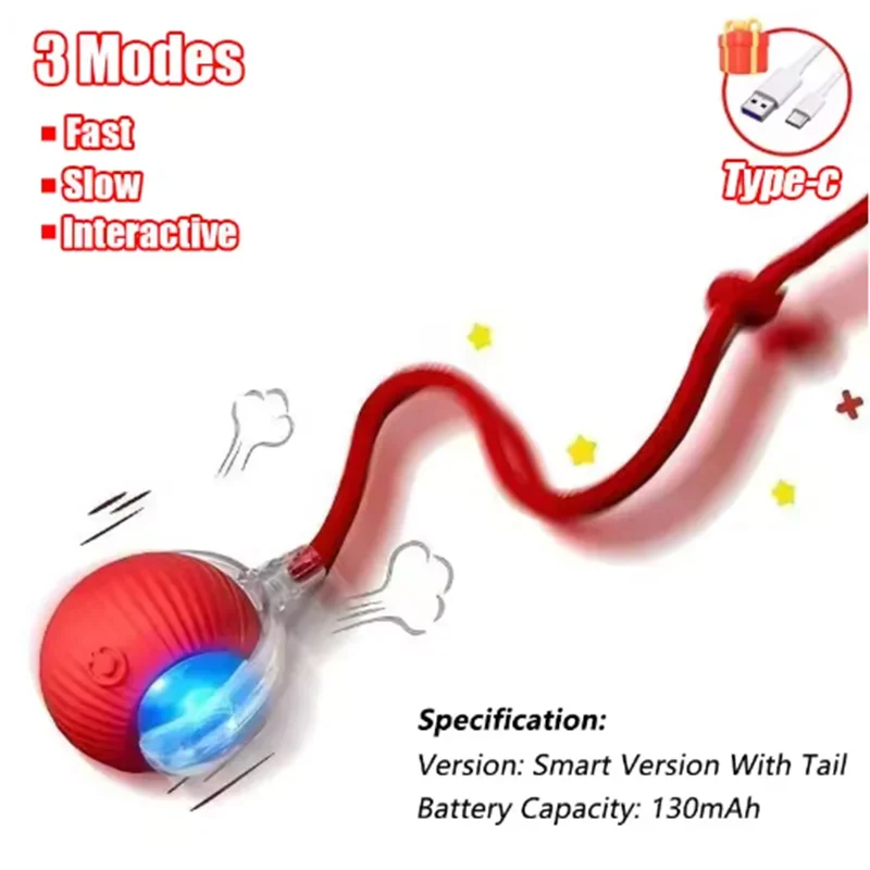 Interactive Smart Cat Toy Ball