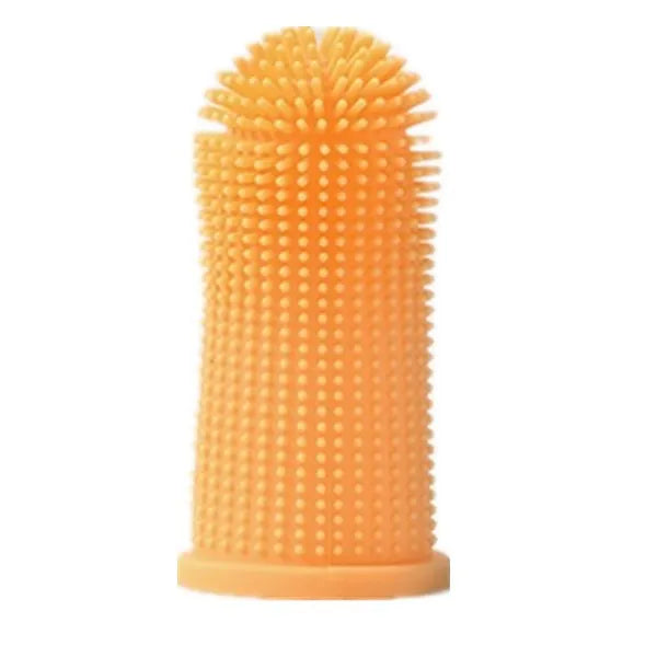 Nontoxic Silicone Pet Finger Toothbrush for Gentle Dental Care