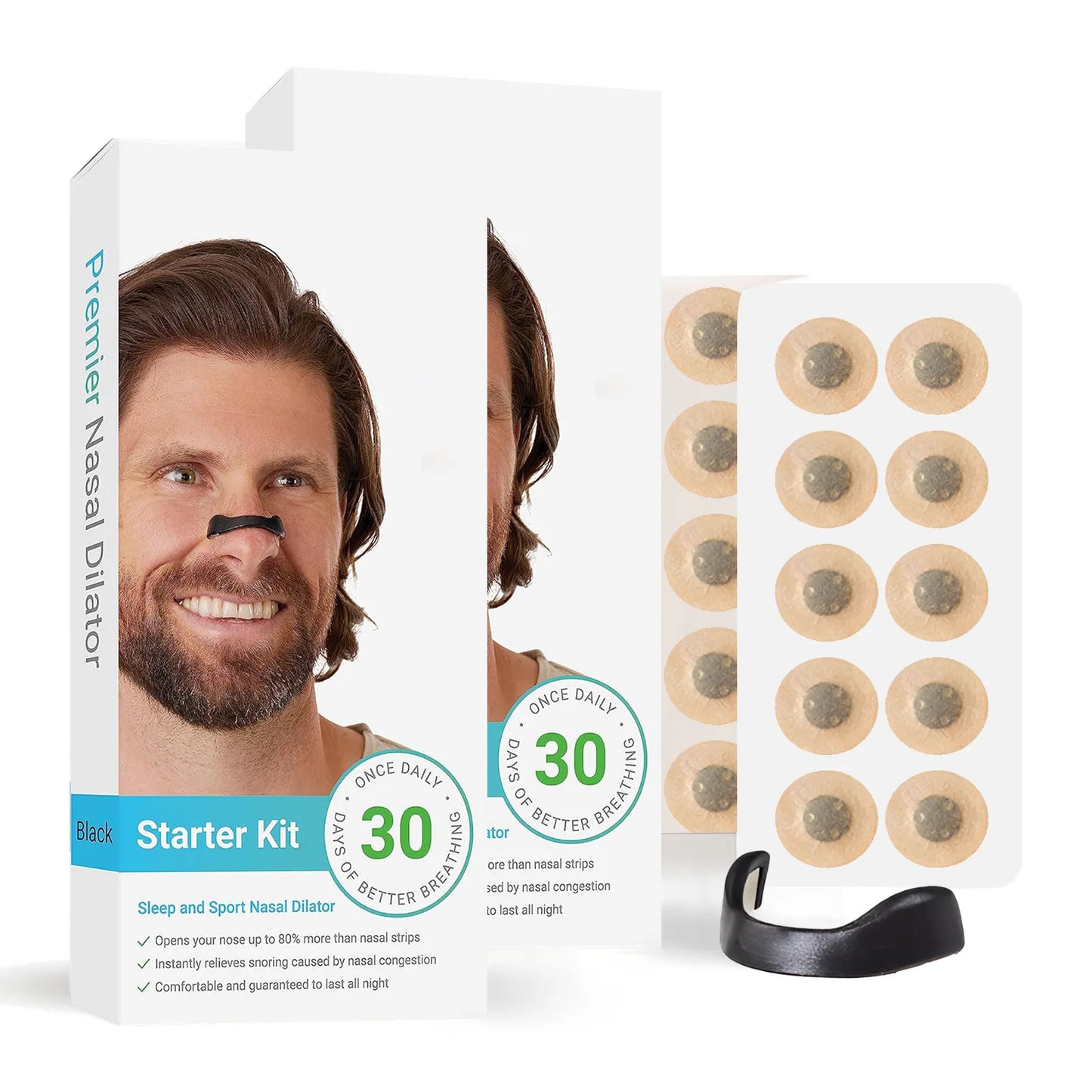 30-Day Anti-Snoring Nasal Dilator Kit