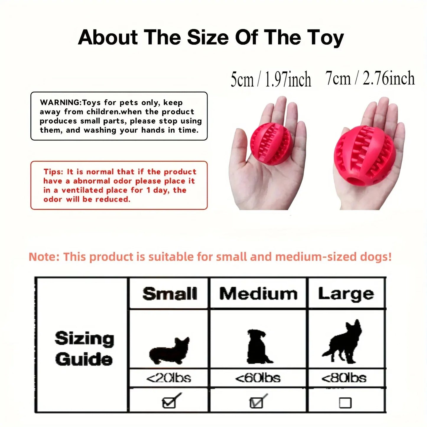 Multi-Function Pet Treat Feeder Ball - Nontoxic Dental Chew Toy