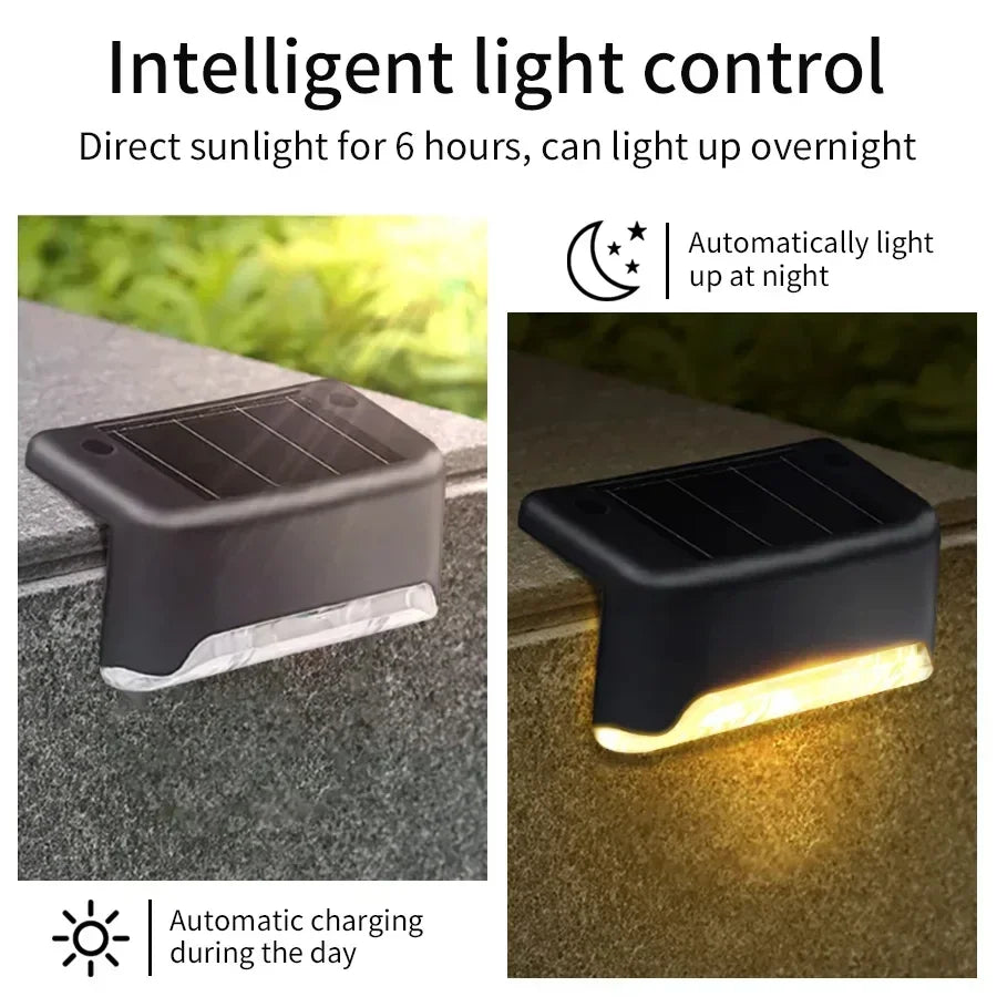 Outdoor Waterproof LED Solar Deck Lights - Ambient Path & Step Decor