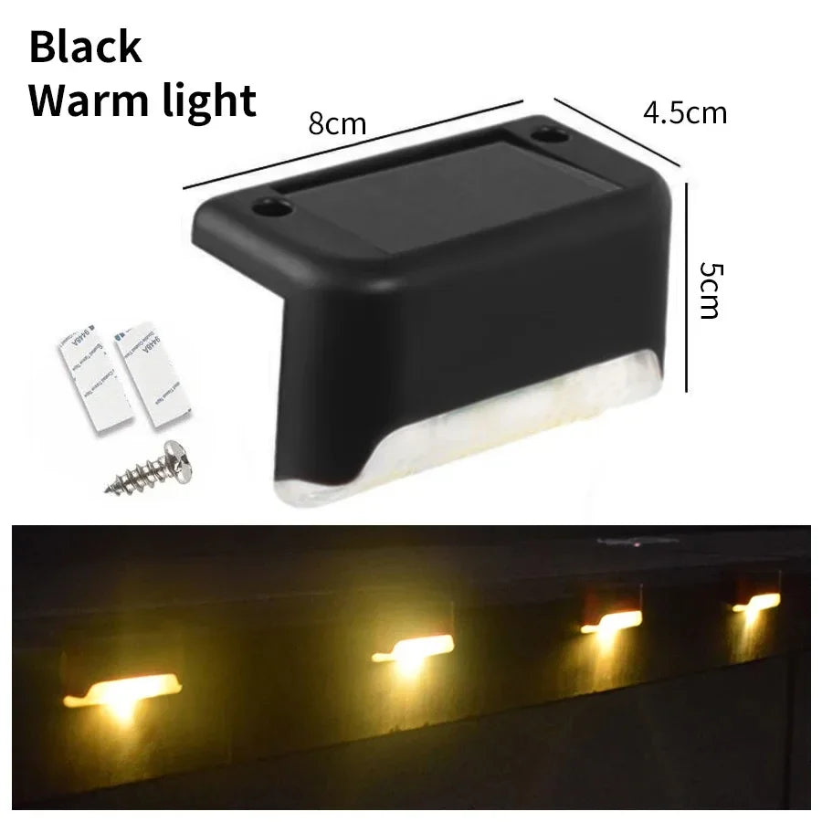 Outdoor Waterproof LED Solar Deck Lights - Ambient Path & Step Decor