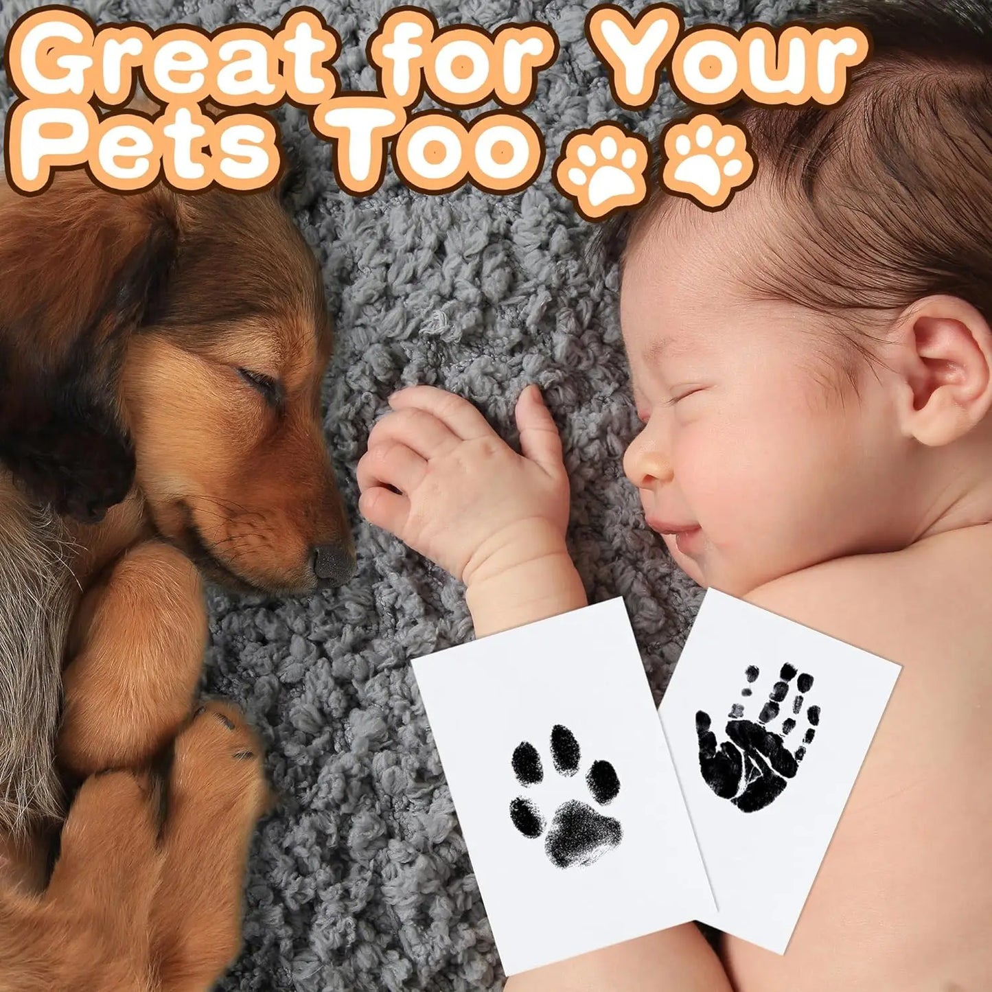DIY Inkless Pet Paw Print Keepsake Kit