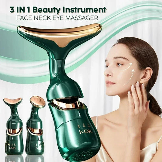 3-in-1 Sonic Neck Massager & Face Lifting Device