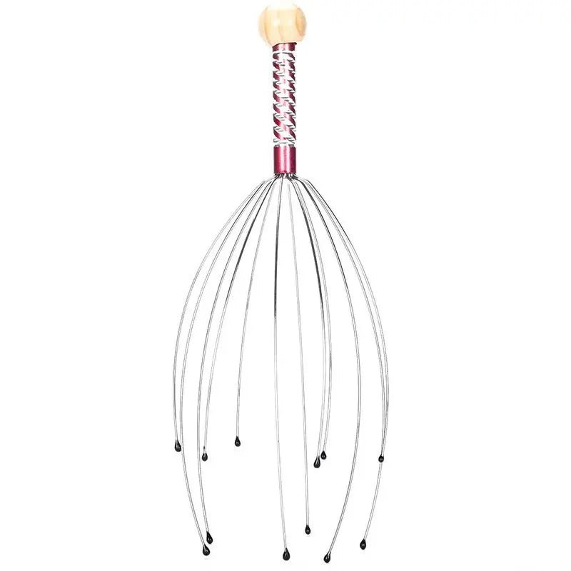 Octopus Head Massager & Scalp Scratcher (Stainless Steel)