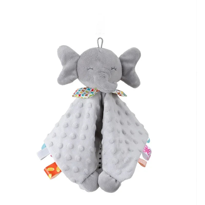Personalized Organic Cotton Elephant Comforter & Teether