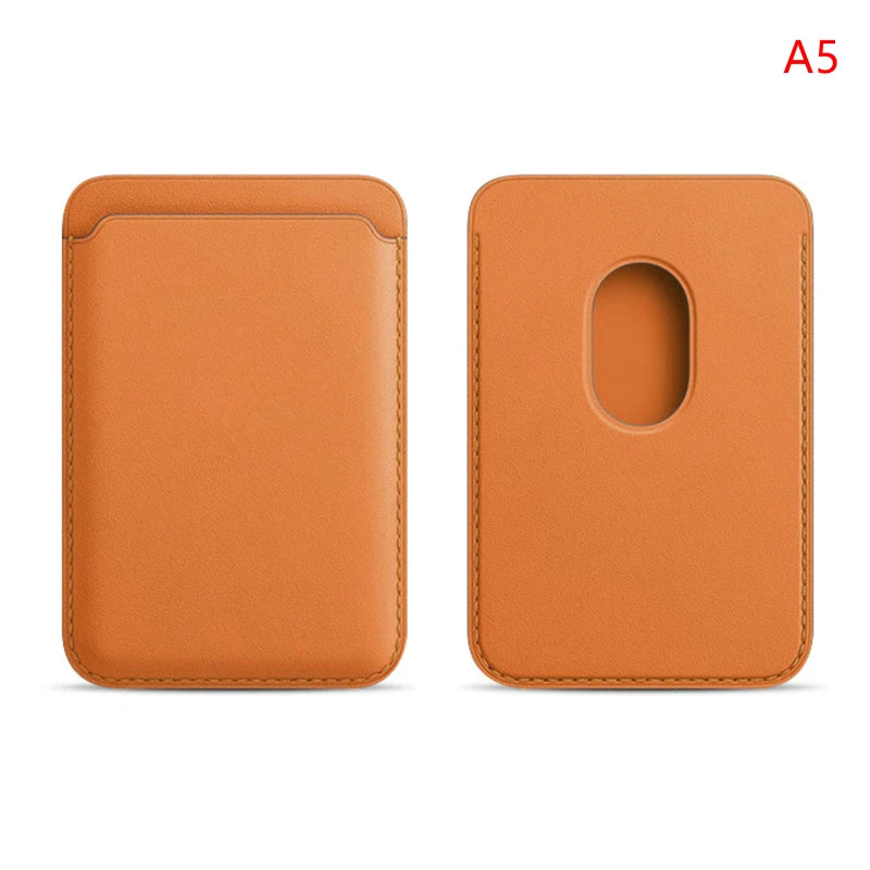 Phone Leather Magsafe Case with Magnetic Card Holder for IPhone
