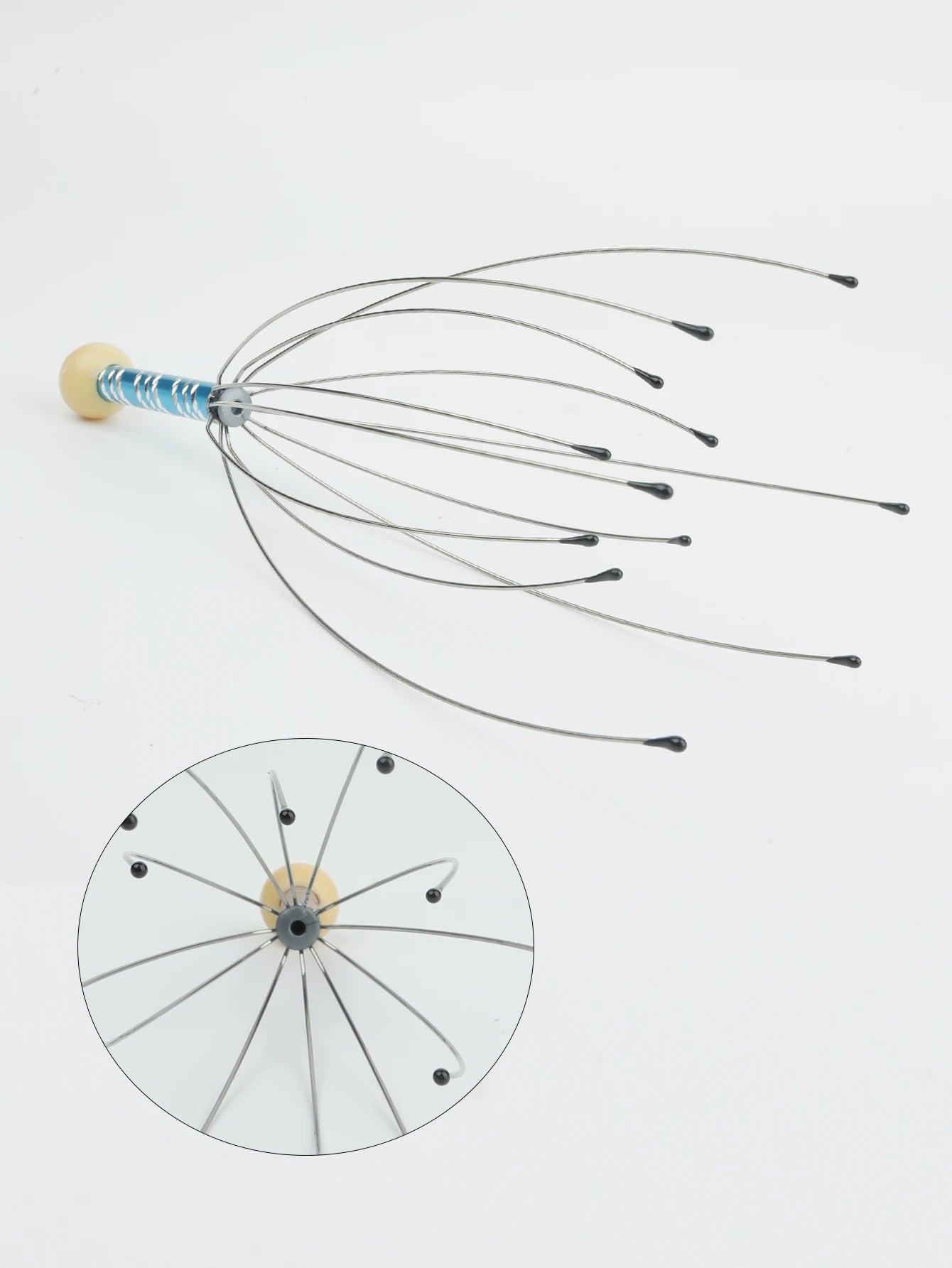 Octopus Head Massager & Scalp Scratcher (Stainless Steel)
