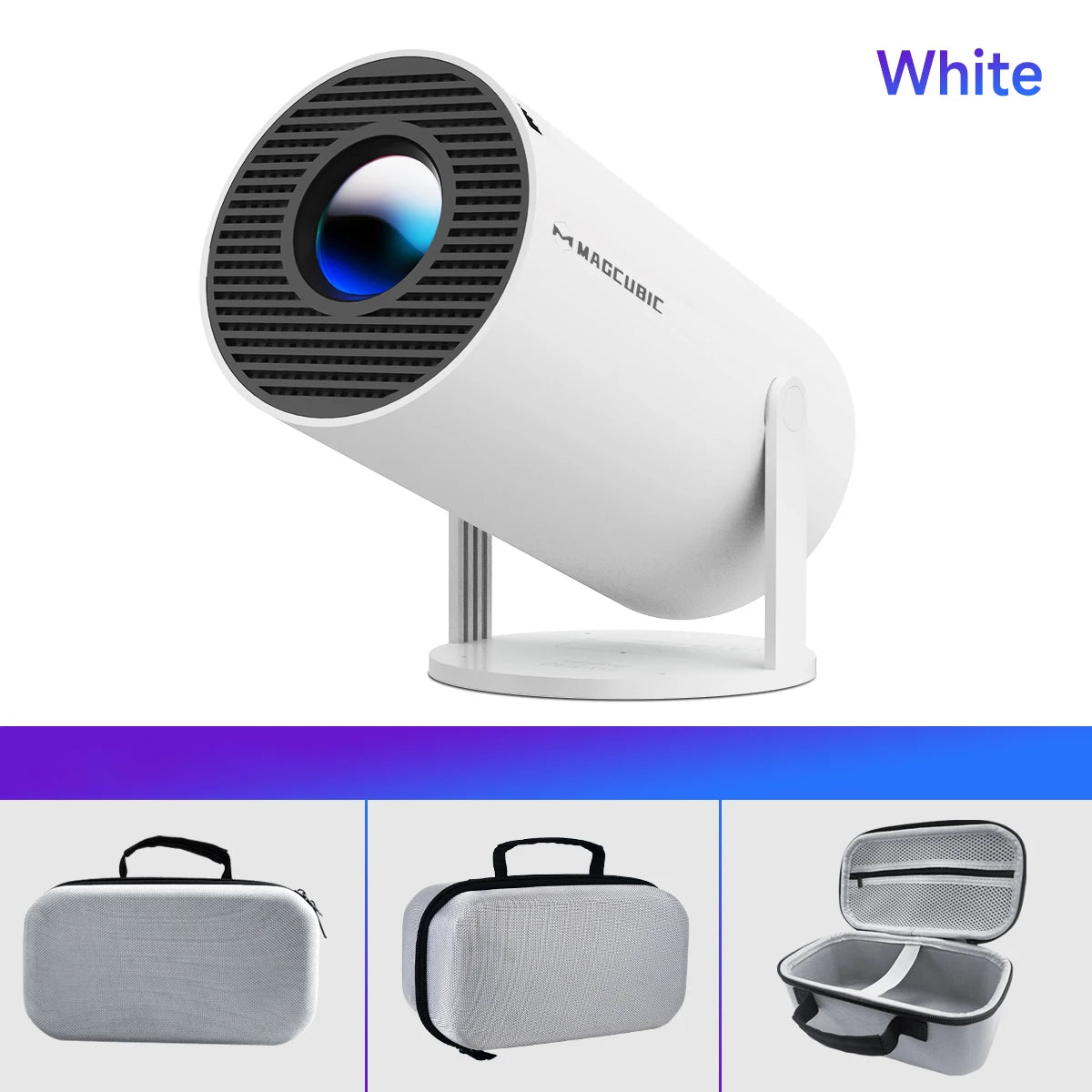 Magcubic HY300 Pro 4K Supported Smart Projector - Android 11 & WiFi 6