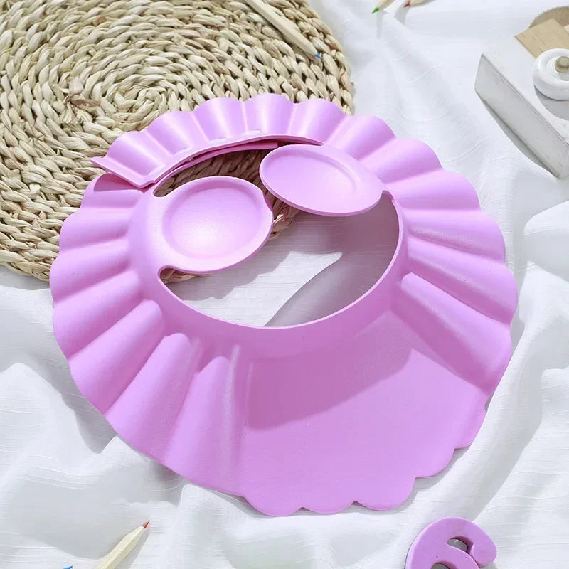 Adjustable Baby Shampoo Hat - Waterproof Eye & Ear Protection