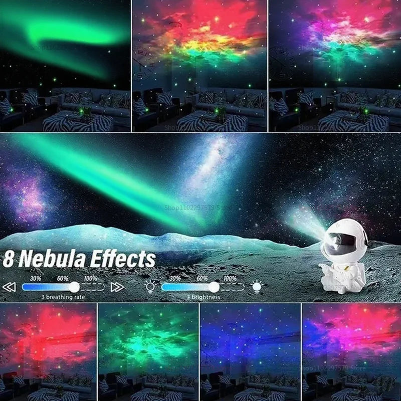 Astronaut Galaxy Projector - Stars, Nebula & Water Ripple LED Night Ligh