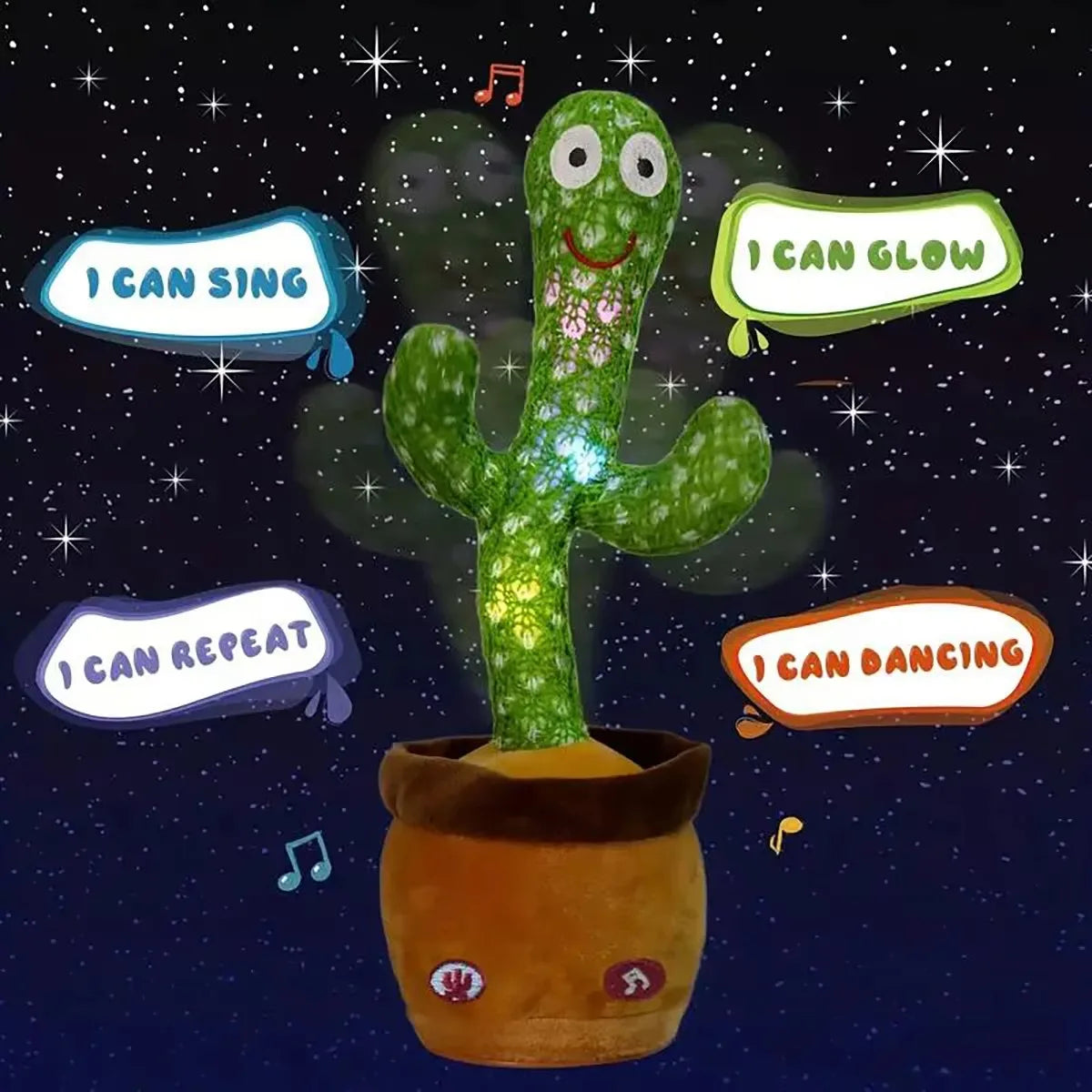 Interactive Dancing & Mimicking Cactus Toy (Perfect Kid's Gift)