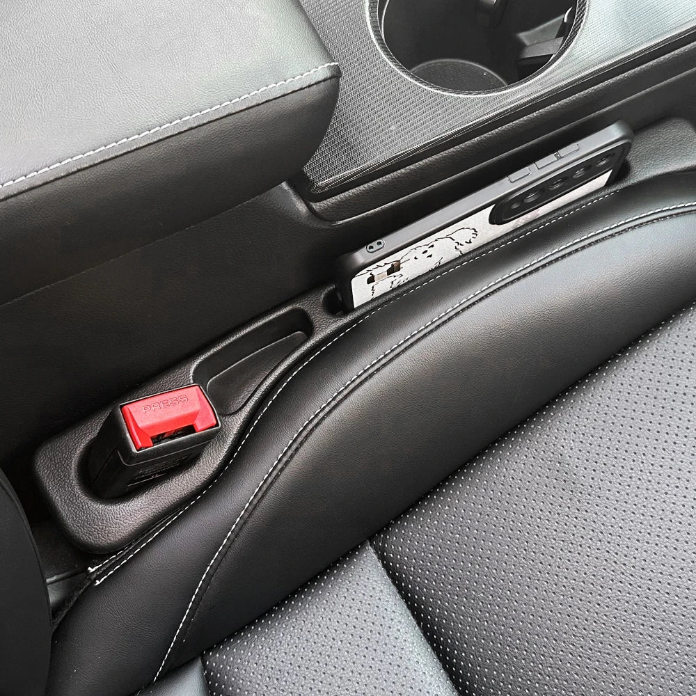 2Pcs Universal Car Console Organizer & Seat Gap Filler