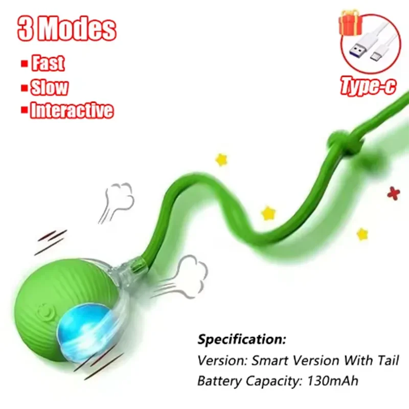 Interactive Smart Cat Toy Ball