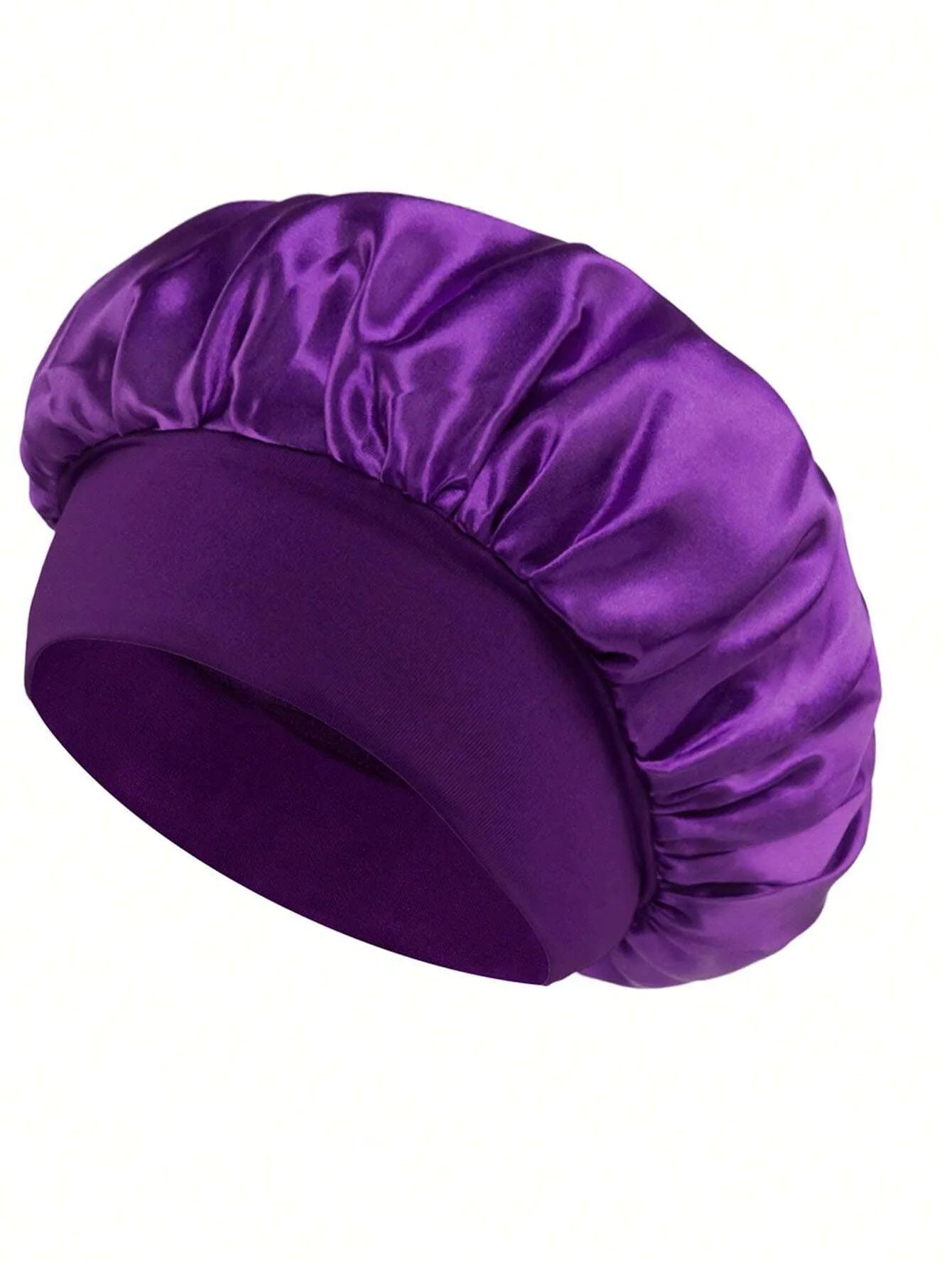 Satin Sleep Bonnet with Wide, Non-Marking Comfort Band (1pc or 2pc)