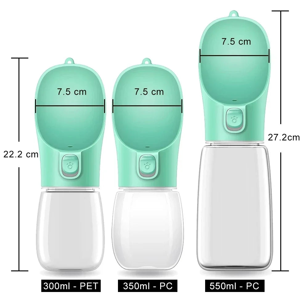 Outdoor Leakproof Pet Water Bottle (One-Hand Operation)